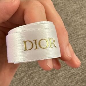 Dior Logo White Authentic Ribbon 79 Inch New